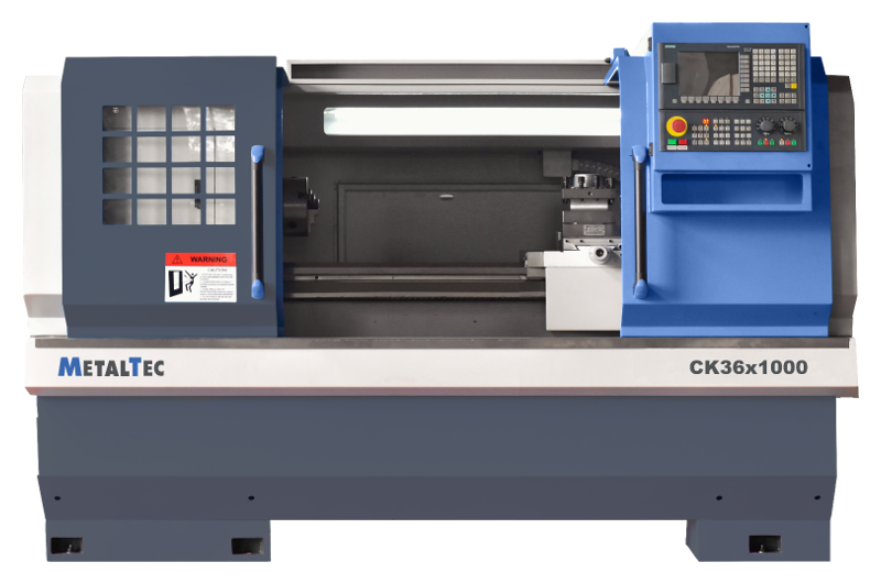 Токарный станок c ЧПУ с горизонтальной станиной MetalTec CK 36x1000