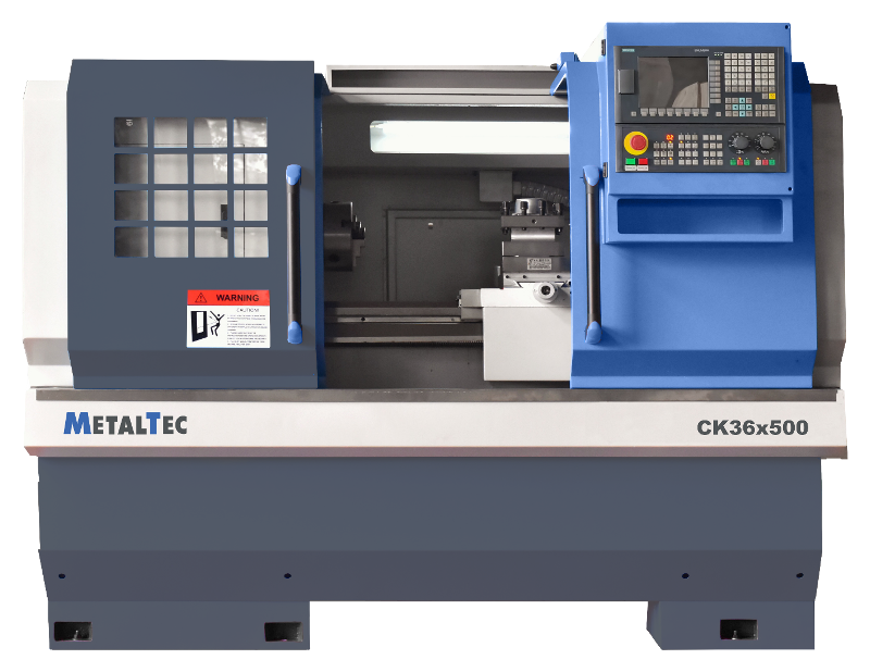Токарный станок c ЧПУ с горизонтальной станиной MetalTec CK 35x400